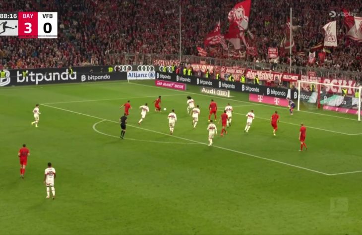 Wideo Coman ustala wynik. Bayern - Stuttagrt (4-0)