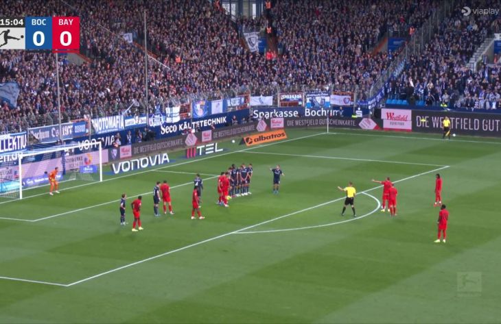 Wideo Olise otwiera wynik meczu! Bochum - Bayern (0-1)