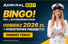 Specjalna oferta od Pani Kapitan z AdmiralBet na mecz PSG - Bayern